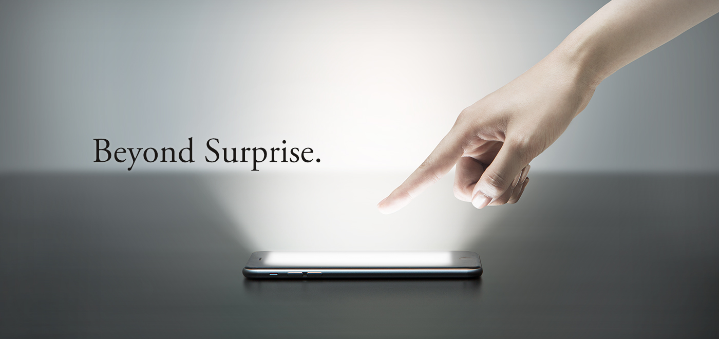 New Surprising.　New surprises for all customers.